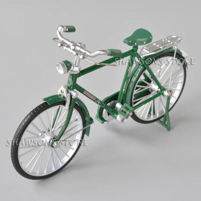 1:10 Scale Diecast Metal Bicycle Toys Vintage Urban City Bike