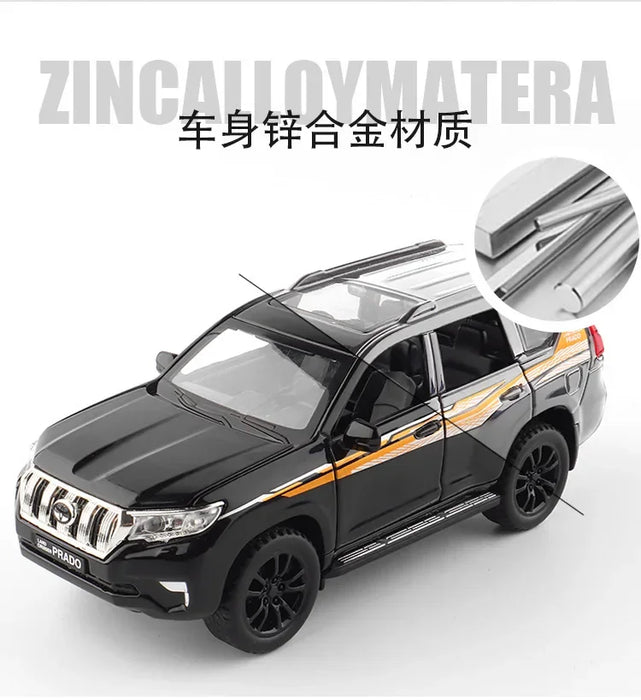 1:32 Toyota LAND CRUISER Prado SUV High Simulation Diecast Car Metal Alloy Model Car Children's toys collection gifts A176