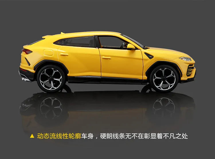 Bburago 1:24 Lamborghini Urus Red Model Super Alloy Car Die Cast Sports Car Collection Toy Luxury Vehicle Boy Birthday Gift