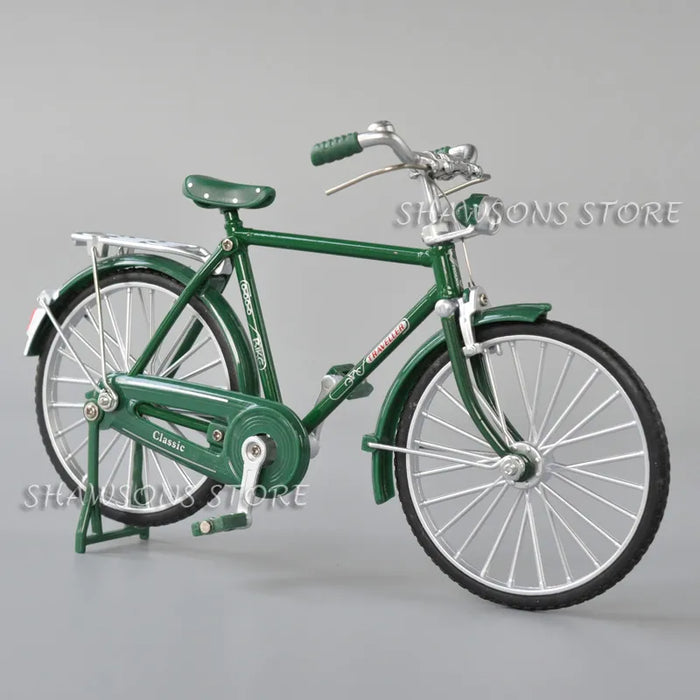 1:10 Scale Diecast Metal Bicycle Toys Vintage Urban City Bike