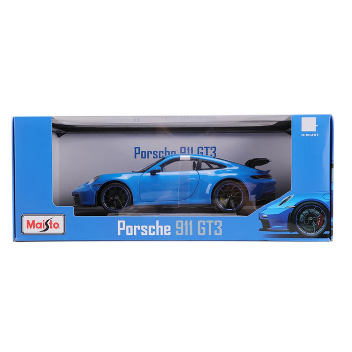 Maisto Porsche 911GT3 2022 Car Model 1:18 PORSHCE Classic Super Sports Car Alloy Luxury Vehicle Diecast Model Kid Toy Gifts