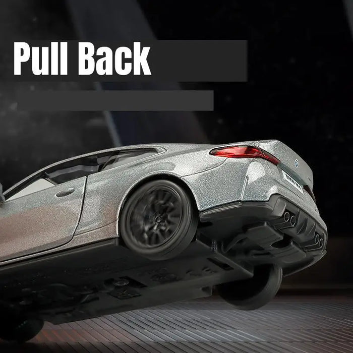 1/36 BMW M4 CSL G82 Sedan Toy Car Miniature Model RMZ CiTY Free Wheels Pull Back Diecast Alloy Collection Gift For Children Boy