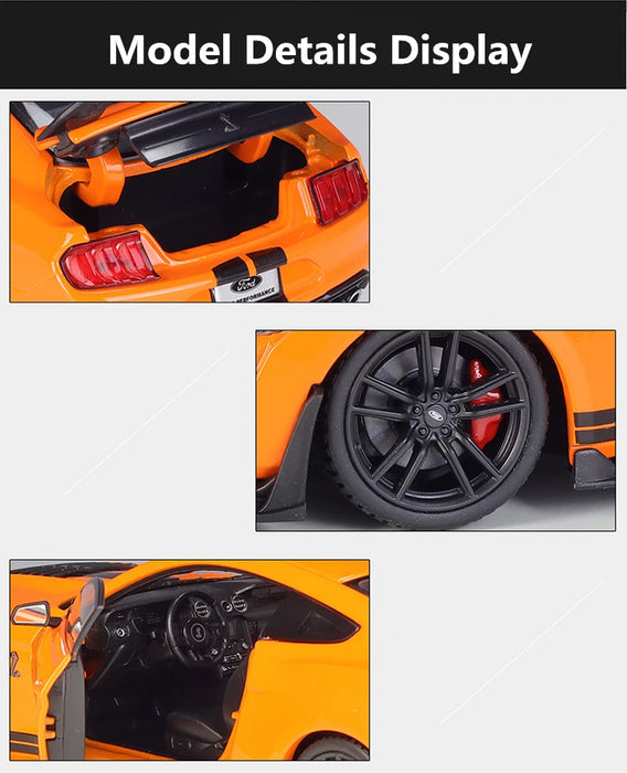 Maisto 1:24 2020 Mustang Shelby GT500 Alloy Sports Car Model Diecasts Metal Toy Racing Vecicles Car Model Collection Kids Gifts