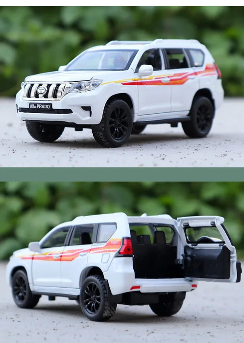 1:32 Toyota LAND CRUISER Prado SUV High Simulation Diecast Car Metal Alloy Model Car Children's toys collection gifts A176