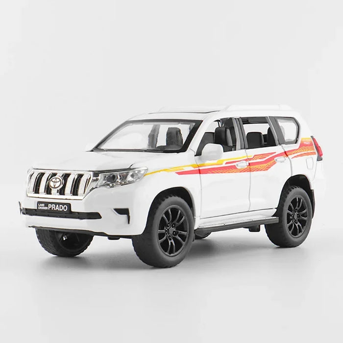 1:32 Toyota LAND CRUISER Prado SUV High Simulation Diecast Car Metal Alloy Model Car Children's toys collection gifts A176
