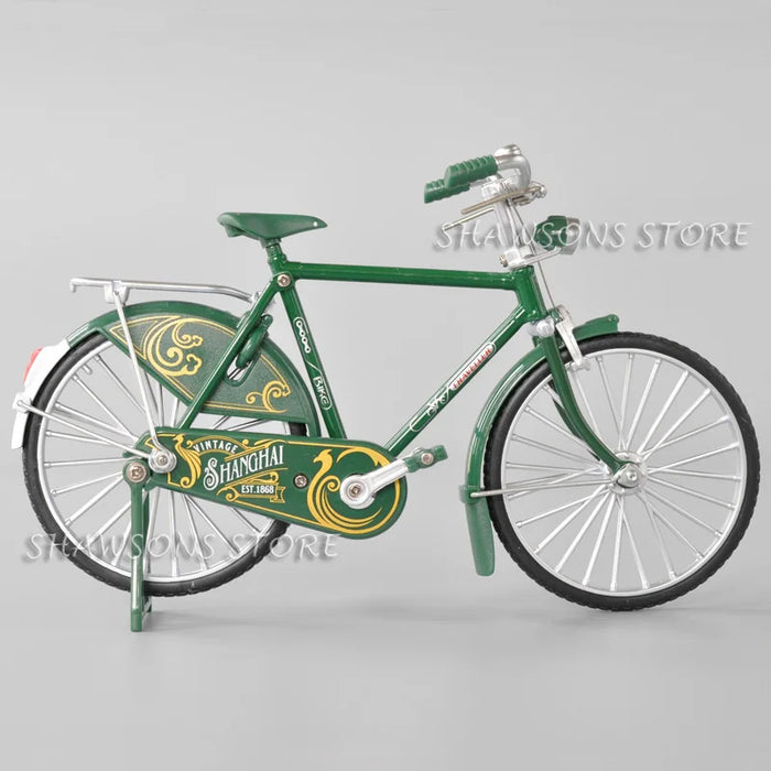 1:10 Scale Diecast Metal Bicycle Toys Vintage Urban City Bike