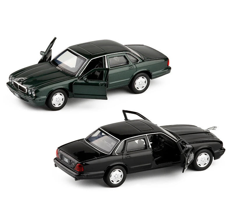 1:36 Jaguar XJ6 Alloy Car Model Diecast Metal Toy Classic Vehicles Car Model High Simulation Collection Pull Back Childrens Gift