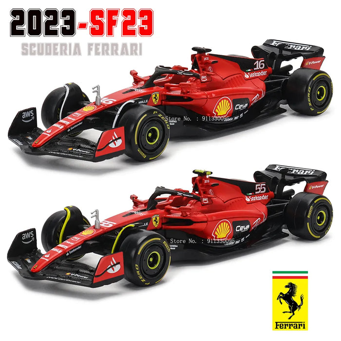 1:43 F1 Ferrari 2023 SF23 # 16 Lecler # 55 Sainz Jr.