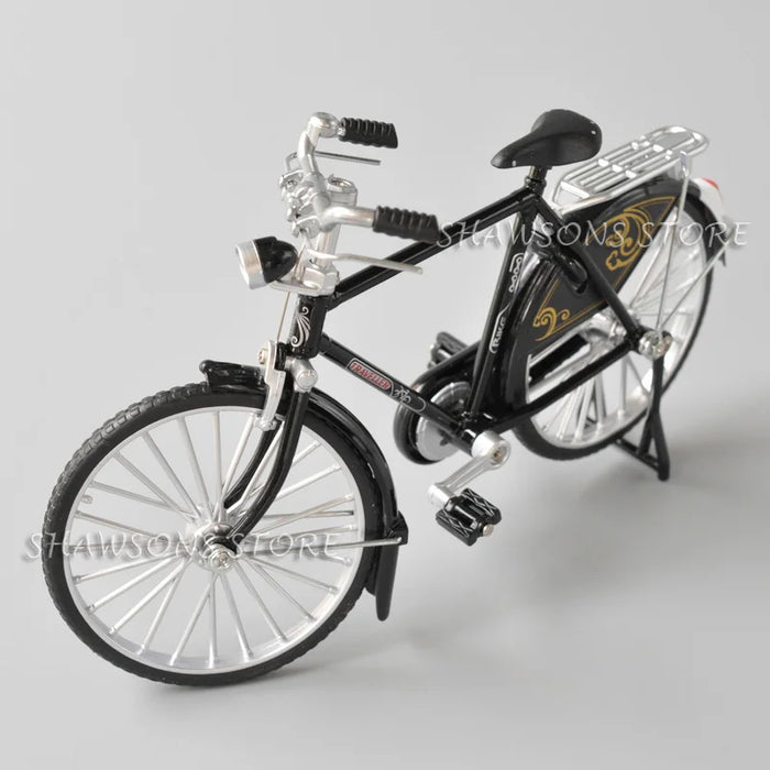 1:10 Scale Diecast Metal Bicycle Toys Vintage Urban City Bike
