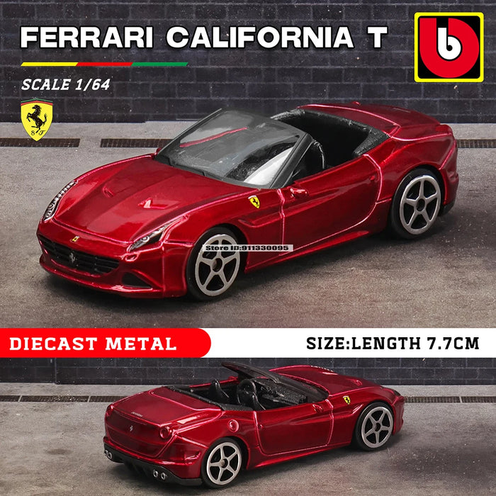Bburago 1:64 Ferrari ENZO 488 458 F12 296 GTB F40 F50 alloy car die-casting car model toy collection gift mini car model