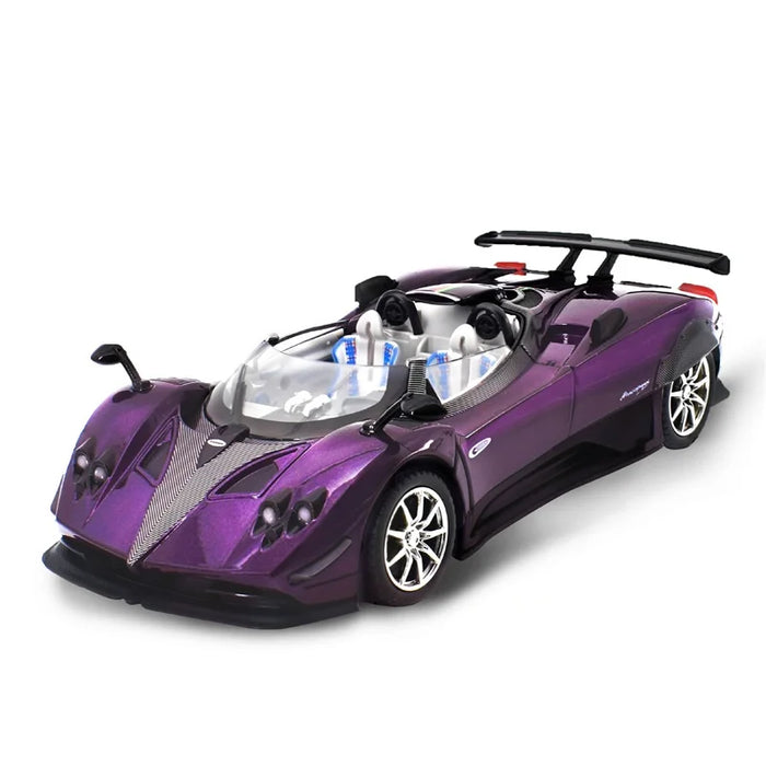 1:24 Pagani Zonda HP Barchetta Alloy Concept Sports Car Model Diecasts Metal Racing Vehicles Car Model Sound Light Kids Toy Gift