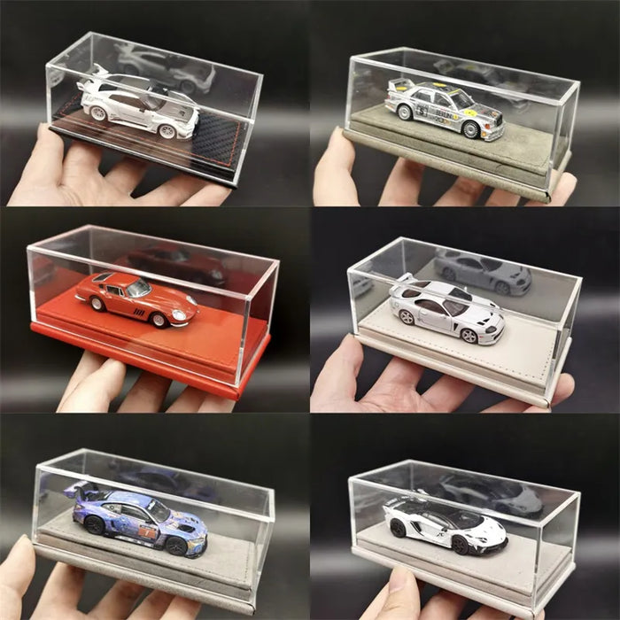 1/64 Model Car Display Case Box Acrylic High Grade Thickening Reinforcement Hobby for Hotwheel Souvenir (Just Case Without Cars)