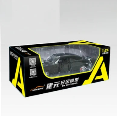 Dodge Charger 1970 1:24 American Super Muscle Car Alloy Diecast Model Toys Sound & Light Simulation Christmas Gifts for Kids