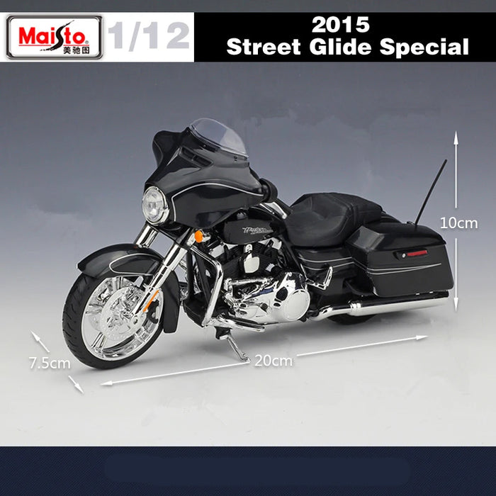 Maisto 1:12 Harley-Davidson 2015 Street Glide Special Alloy Motorcycle Model Diecast Classic Motorcycle Model Collectible Gifts
