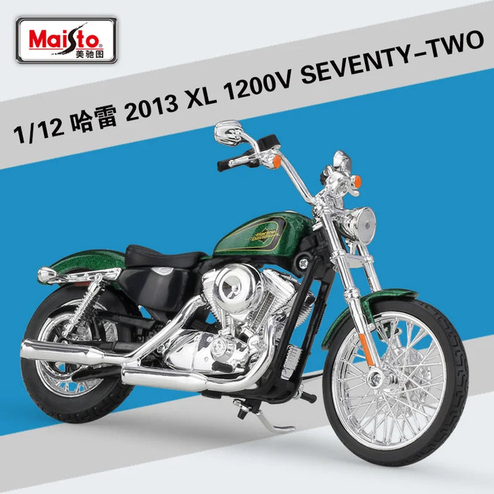 Maisto 1:12 Harley 2013 FLHRC Road King Classic Alloy Travel Motorcycle Model Diecast Classic Street Motorcycle Model Kids Gifts