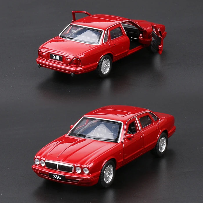 1:36 Jaguar XJ6 Alloy Car Model Diecast Metal Toy Classic Vehicles Car Model High Simulation Collection Pull Back Childrens Gift