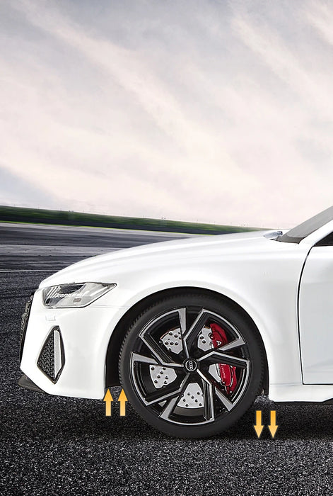 1/18 AUDI RS6 Avant Alloy Die Cast Toy Car Model Sound and Light Children's Toy Collectibles Birthday gift