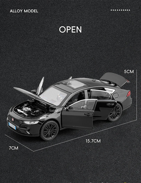 New 1:32 HONDA Accord Alloy Car Model Diecasts Metal Vehicles Car Model High Simulation Sound and Light Collection Kids Toy Gift