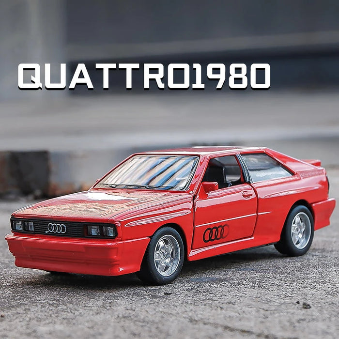 1:36 BMW M3 E30 1987 Porsche 911 Turbo Audi Quattro BMW M4 Metal