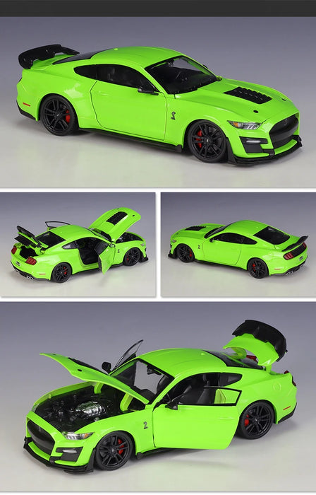 Maisto 1:24 2020 Mustang Shelby GT500 Alloy Sports Car Model Diecasts Metal Toy Racing Vecicles Car Model Collection Kids Gifts