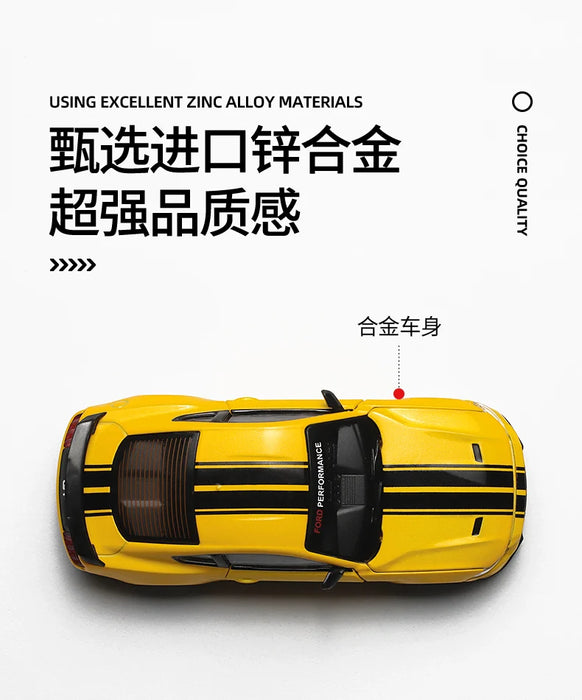 1 / 42 assembled car model alloy material children's toys simulation racing car puzzle toy car collection gift ornaments