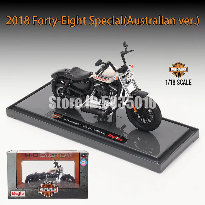 Maisto 1:18 Multiple styles Harley-Davidson 2013 FLHTK Electra Glide Ultra Limited Alloy Motorcycle Model Toy Car Collection