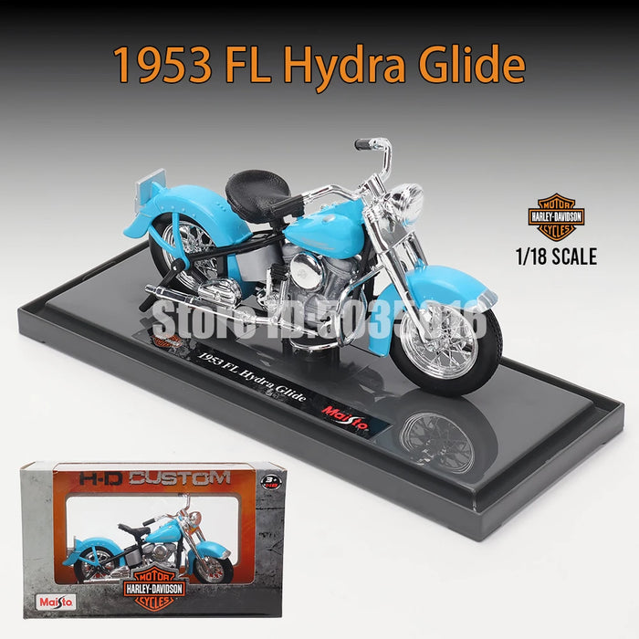 Maisto 1:18 Multiple styles Harley-Davidson 2013 FLHTK Electra Glide Ultra Limited Alloy Motorcycle Model Toy Car Collection