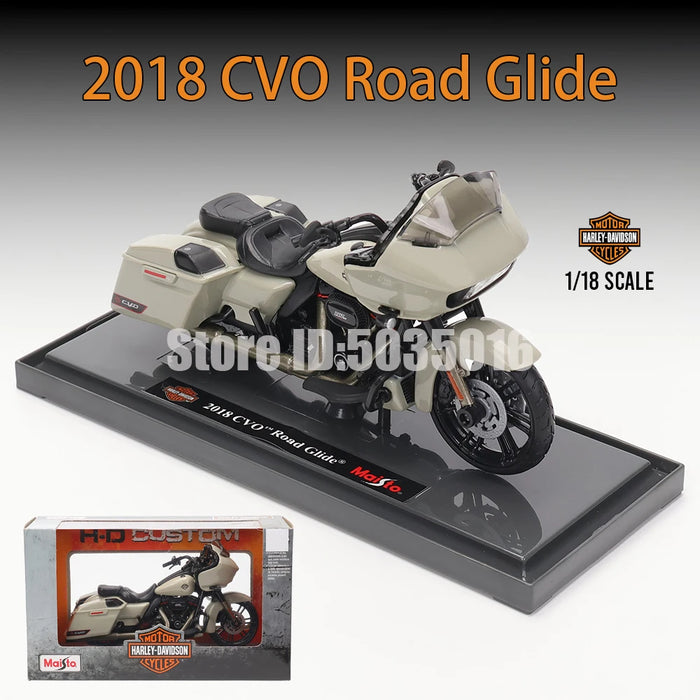 Maisto 1:18 Multiple styles Harley-Davidson 2013 FLHTK Electra Glide Ultra Limited Alloy Motorcycle Model Toy Car Collection