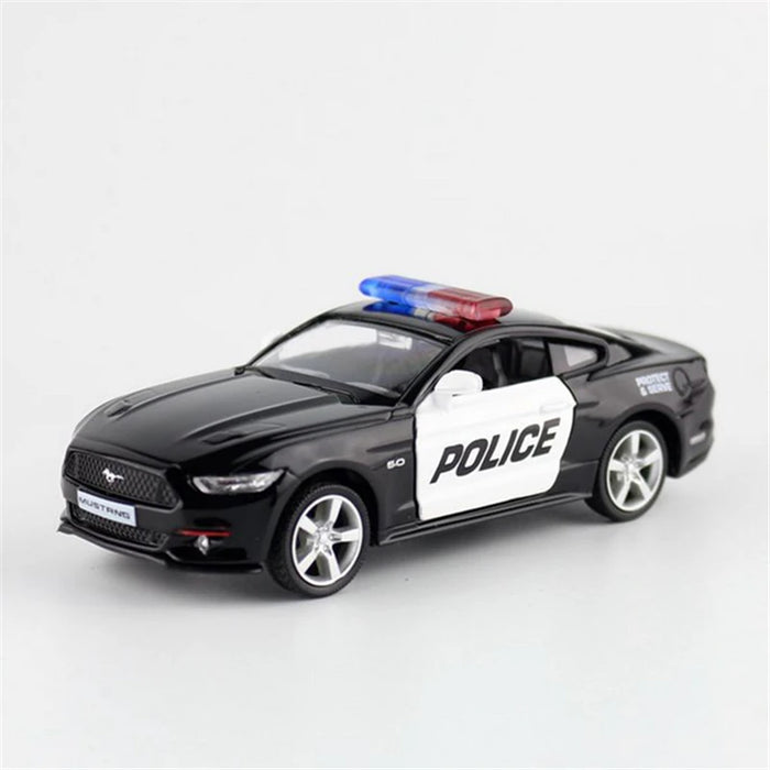 1:36 Ford Mustang GT Alloy Sports Car Model Diecasts Metal Toy Vehicles Car Model High Simulation Childrens Toys Gift Collection
