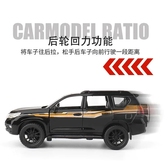1:32 Toyota LAND CRUISER Prado SUV High Simulation Diecast Car Metal Alloy Model Car Children's toys collection gifts A176