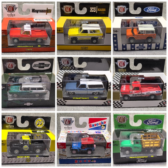 1/64 jeep truck Ford Mustang pickup dodge van