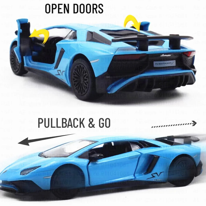 1/36 Mclaren 600LT 650S Pullback Toy Car Model Official Licensed Scale Replica Metal Diecast Miniature Art Xmas Kid Boy Gift