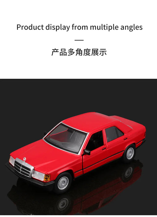 1:24 Bburago AMG 190 E 2.6Model Mercedes-Benz 190 E 2.6 Alloy Car Die Cast Sports Car Collection Luxury Vehicle Birthday Gift