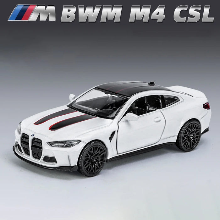 1:36 BMW M3 E30 1987 Porsche 911 Turbo Audi Quattro BMW M4 Metal