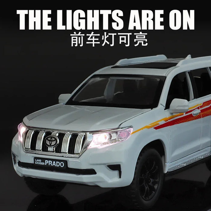 1:32 Toyota LAND CRUISER Prado SUV High Simulation Diecast Car Metal Alloy Model Car Children's toys collection gifts A176