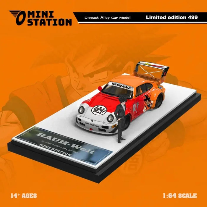 Fuji 1:64 Car Skyline GT-R R34 Nismo Z-Tune alloy model car