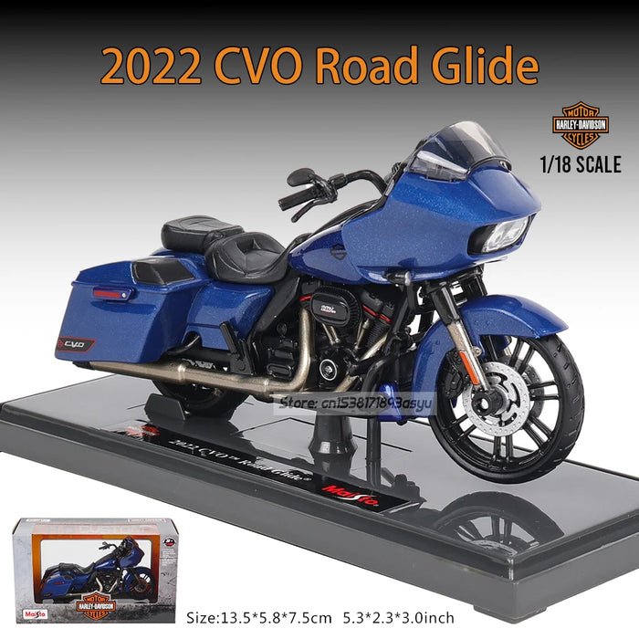 Maisto 1:18 Multiple styles Harley-Davidson 2013 FLHTK Electra Glide Ultra Limited Alloy Motorcycle Model Toy Car Collection