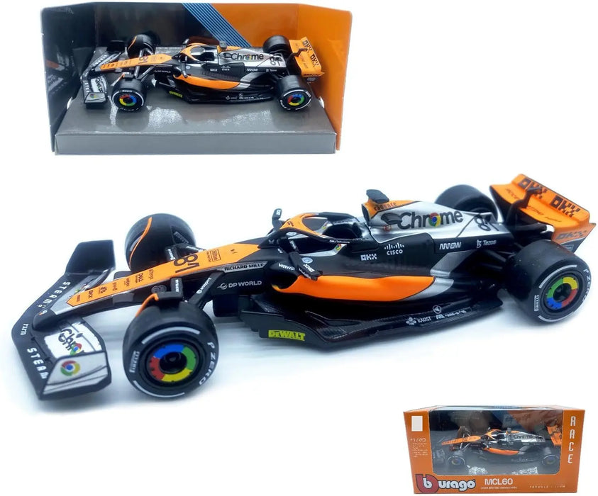 Bburago 1:43 F1 New Aston Martin F1 #14 Alonso Alloy Car Red Bull TAG Heuer RB19 Miami GP Die Cast Model Toy Collectiblz McLaren