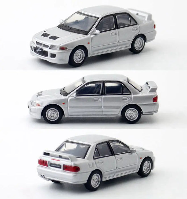 1:64 Mitsubishi Lancer Evolution Ⅱ EVO 2 Toy Car 1/64 JKM Diecast Metal Super Sport Vehicle Model Miniature Collection Gift