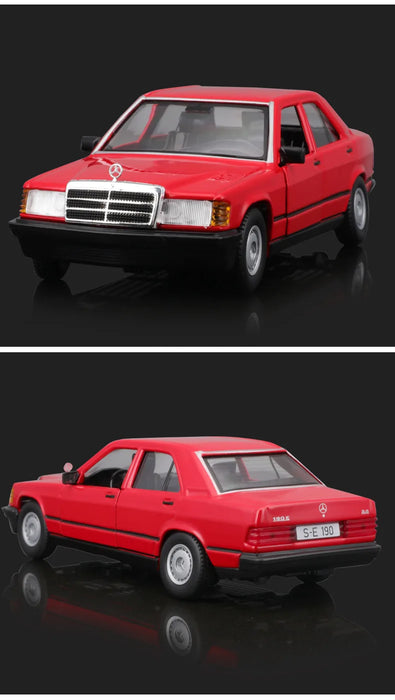 1:24 Bburago AMG 190 E 2.6Model Mercedes-Benz 190 E 2.6 Alloy Car Die Cast Sports Car Collection Luxury Vehicle Birthday Gift