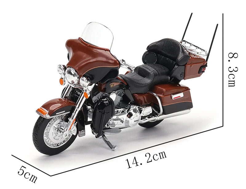 Maisto 1:18 Multiple styles Harley-Davidson 2013 FLHTK Electra Glide Ultra Limited Alloy Motorcycle Model Toy Car Collection