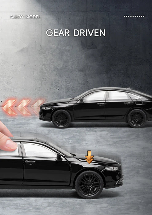 New 1:32 HONDA Accord Alloy Car Model Diecasts Metal Vehicles Car Model High Simulation Sound and Light Collection Kids Toy Gift