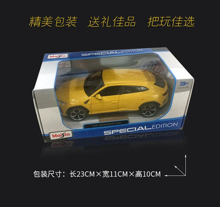Bburago 1:24 Lamborghini Urus Red Model Super Alloy Car Die Cast Sports Car Collection Toy Luxury Vehicle Boy Birthday Gift