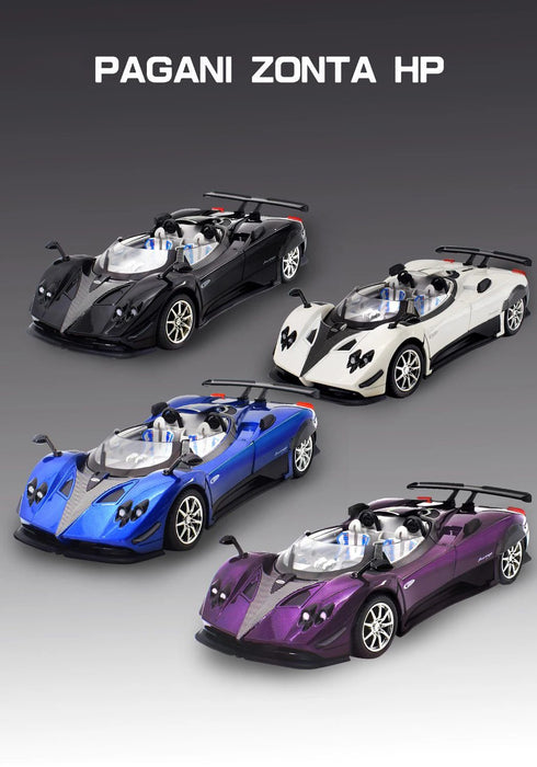 1:24 Pagani Zonda HP Barchetta Alloy Concept Sports Car Model Diecasts Metal Racing Vehicles Car Model Sound Light Kids Toy Gift