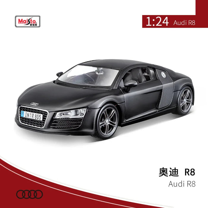 Maisto 1:24 Audi R8 V10Plus Model  Alloy Car Audi R8 Die Cast Sports Car Collection Luxury Vehicle Ornament Boy Birthday Gift