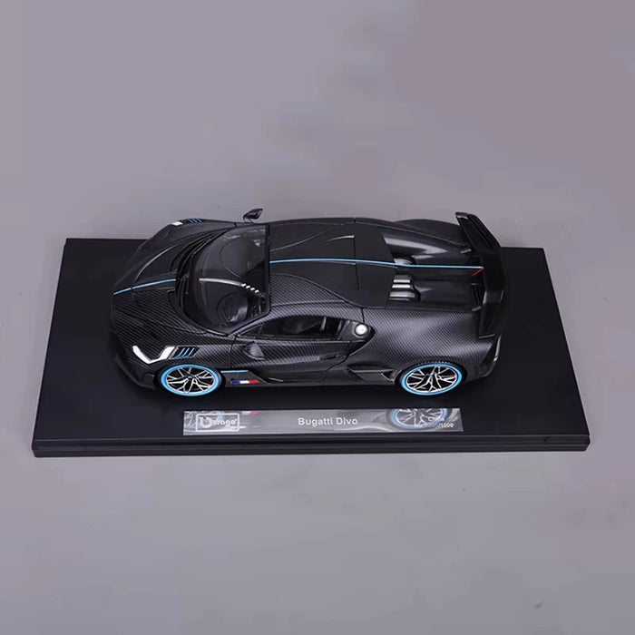 New Bburago 1:18 Ferrari Daytona SP3 50th Anniversary Carbon Fiber 50th Alloy Miniature Diecast Model Limited Edition Toy Gift