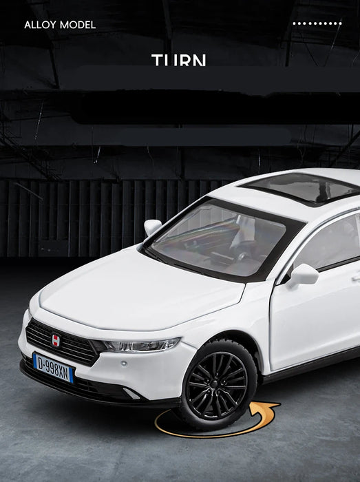 New 1:32 HONDA Accord Alloy Car Model Diecasts Metal Vehicles Car Model High Simulation Sound and Light Collection Kids Toy Gift