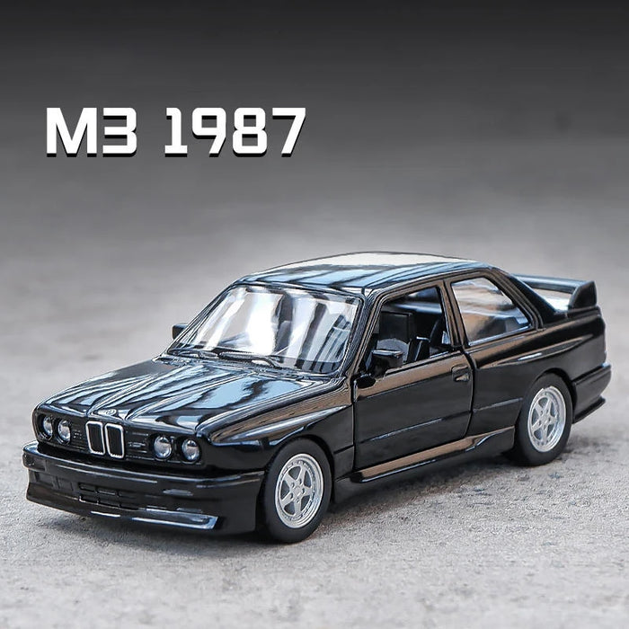 1:36 BMW M3 E30 1987 Porsche 911 Turbo Audi Quattro BMW M4 Metal