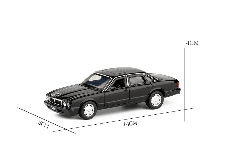 1:36 Jaguar XJ6 Alloy Car Model Diecast Metal Toy Classic Vehicles Car Model High Simulation Collection Pull Back Childrens Gift