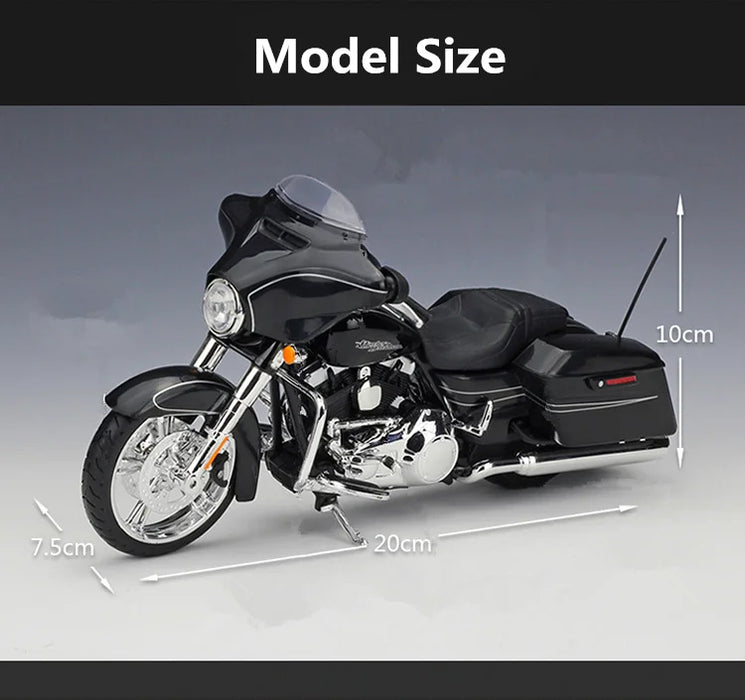 Maisto 1:12 Harley 2013 FLHRC Road King Classic Alloy Travel Motorcycle Model Diecast Classic Street Motorcycle Model Kids Gifts